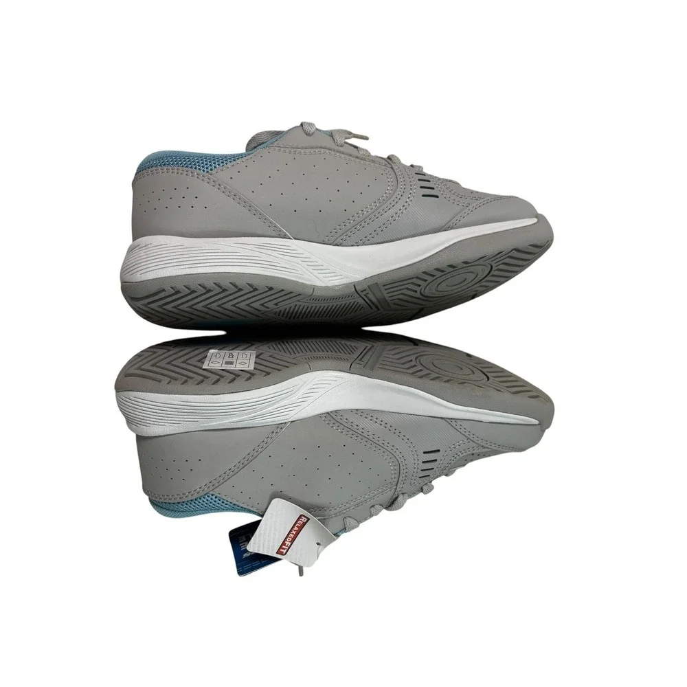 Skechers Viper Court Smash Pickleball Shoes Womens Size 6 Gray Blue Athletic